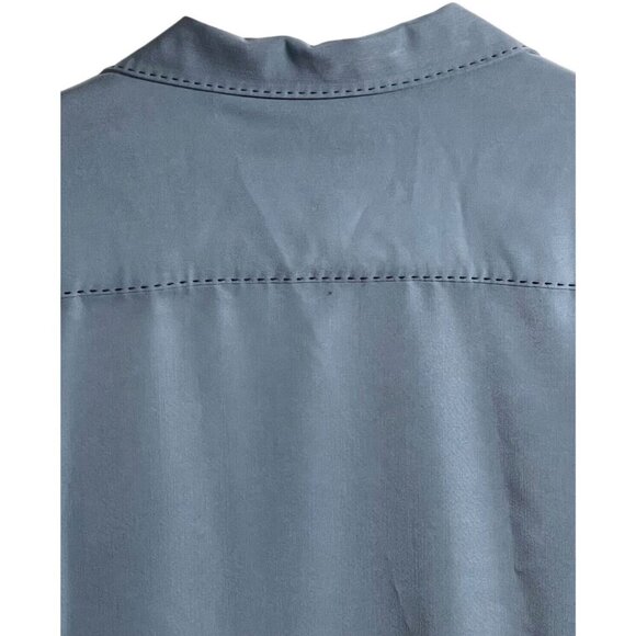 Caribbean Men’s Blue Modal-Blend Camp Shirt - Size M - Picture 7 of 8